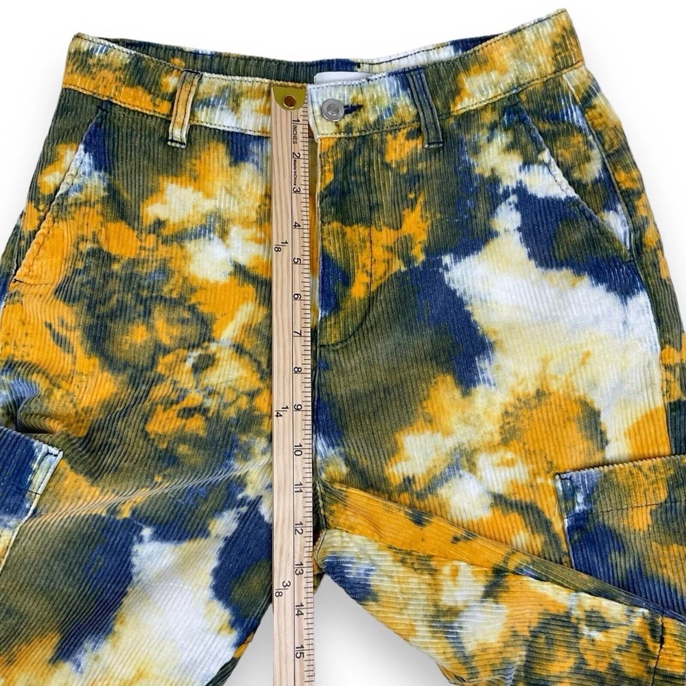 Topman Shorts Mens Size 28 Multicolor Watercolor Corduroy Bermuda Cargo NWOT - Picture 12 of 14